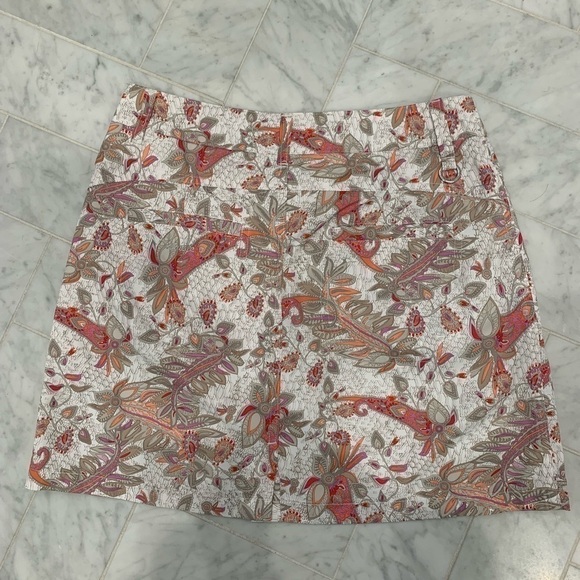 𝅺DAILY SPORTS Golf or tennis paisley skort skirt EUC size 2 - Picture 10 of 14